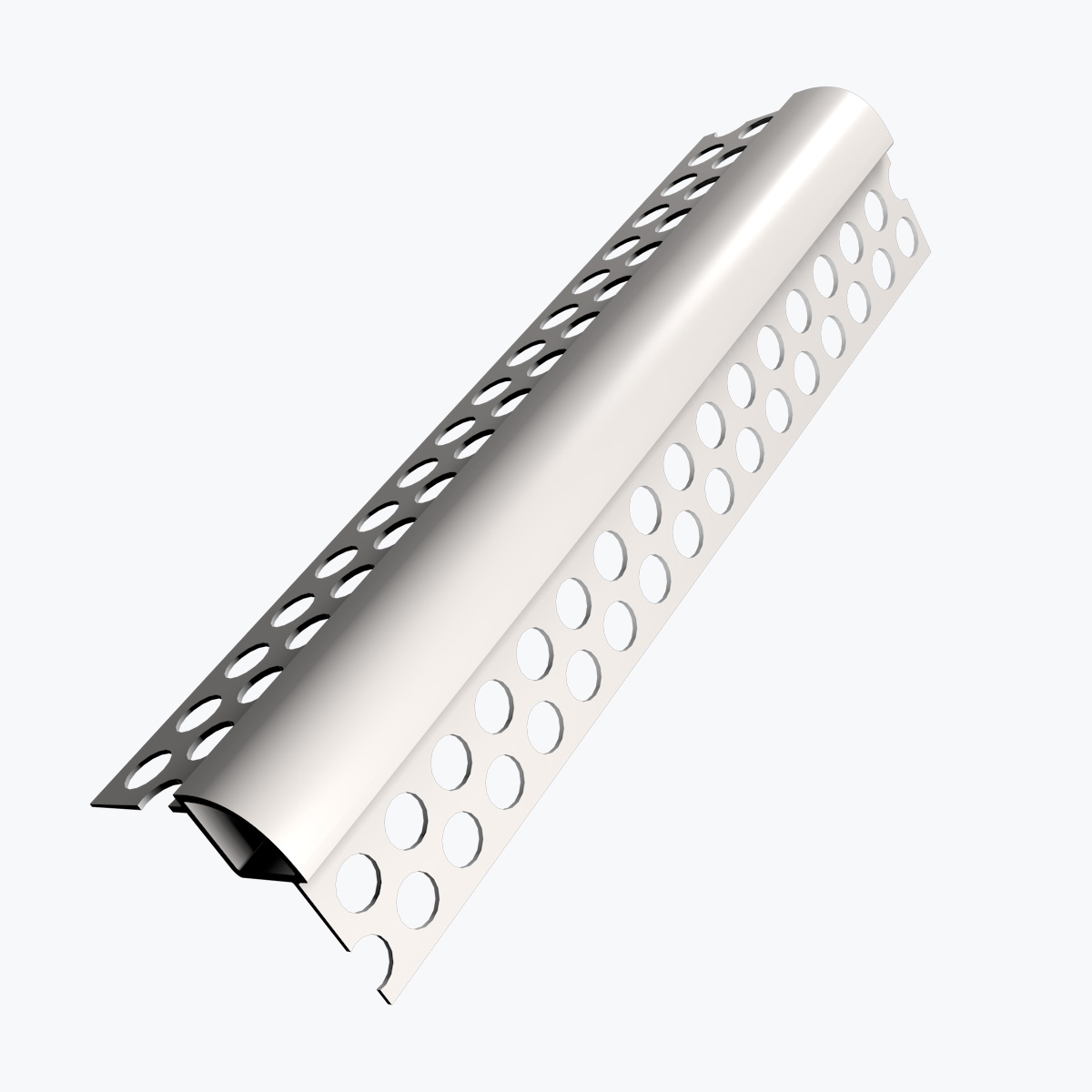 profile-protege-angle-arrondi-cloison-b113-tempolistel.jpg TEMPOLISTEL® B113 Afrundet hjørnebeskyttelsesprofil til skillevæg - Billede 1