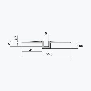 TEMPOLISTEL® A104 Hulfugeprofil - Billede 2