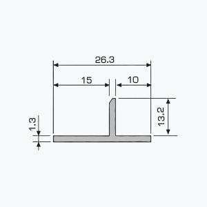 TEMPOLISTEL® A120 T-profil - Billede 2