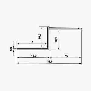 TEMPOLISTEL® A131 Hulfugeprofil - Billede 2